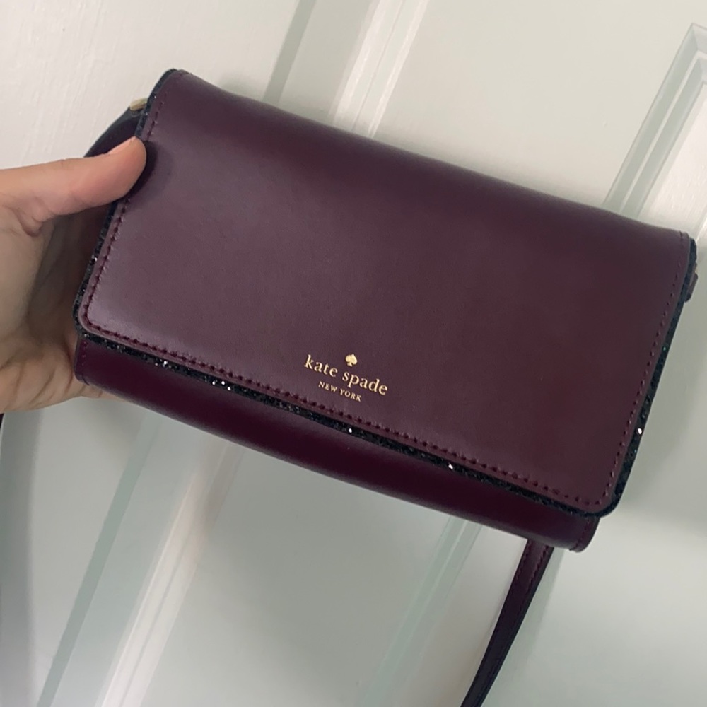 Kate Spade Cherrywood Smooth Cameron Purse NWOT